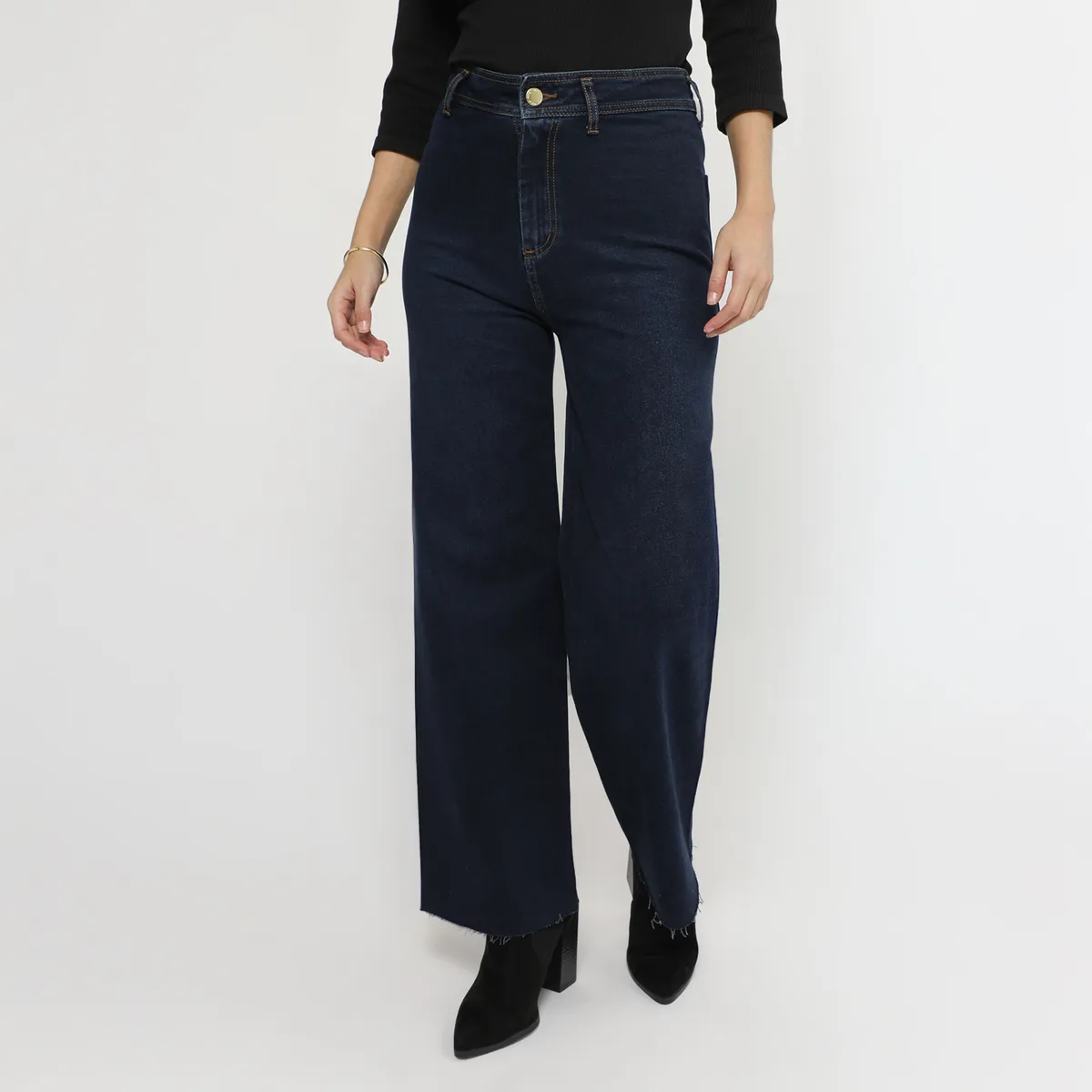 VRP BY VIVIANA RIVAS PLATA - Pantalón Wide Leg Tiro Alto Mujer Vrp By Viviana Rivas Plata.