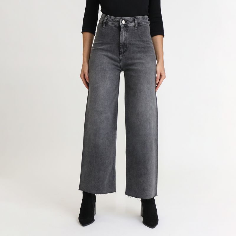 VRP BY VIVIANA RIVAS PLATA - Pantalón Wide Leg Tiro Alto Mujer Vrp By Viviana Rivas Plata