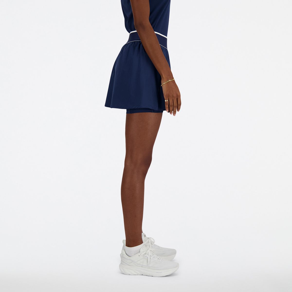 NEW BALANCE - Falda Deportiva Mujer Azul Marino New Balance