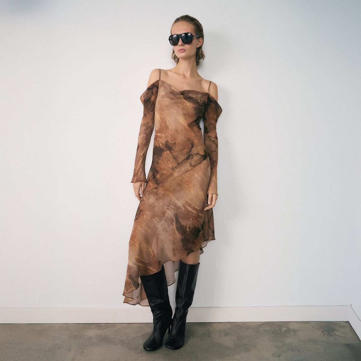 MANGO - Vestido Largo Casual Mujer Mango