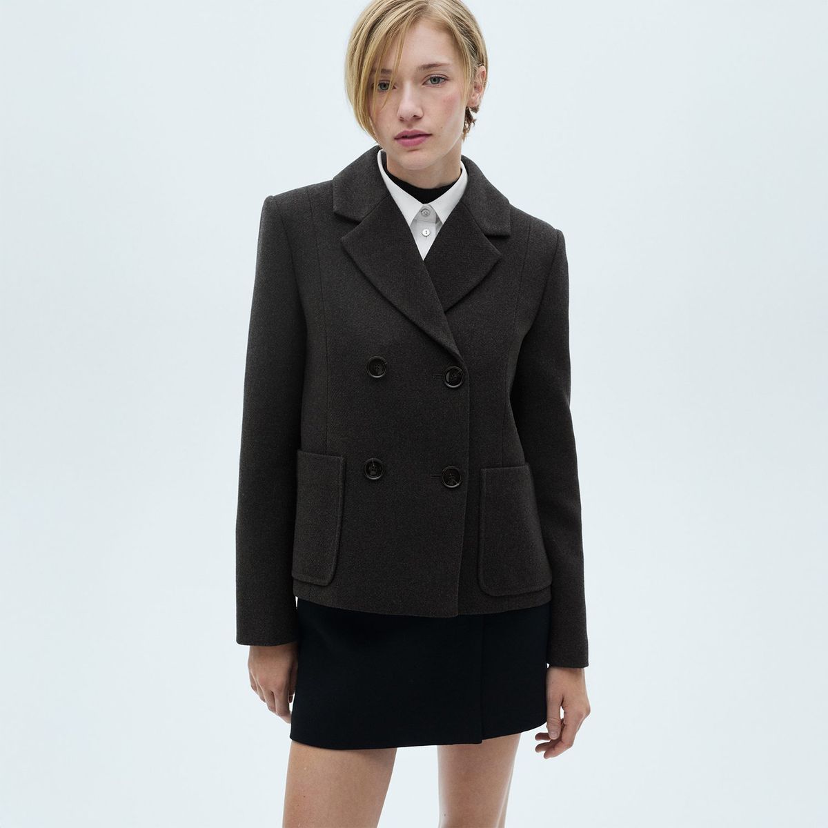 MANGO - Abrigo Casual Mujer Mango