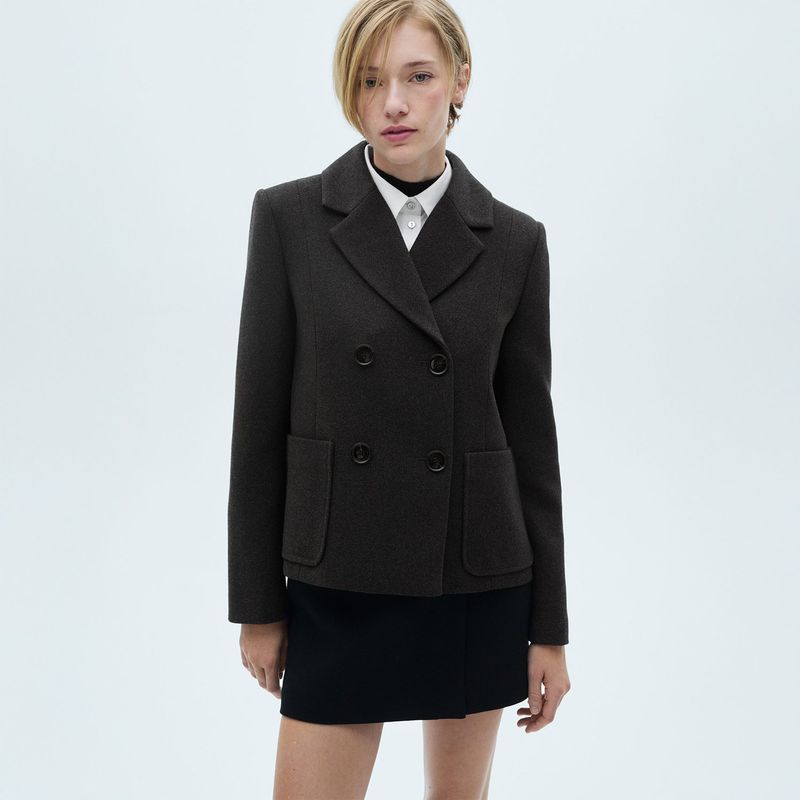 MANGO - Abrigo Casual Mujer Mango