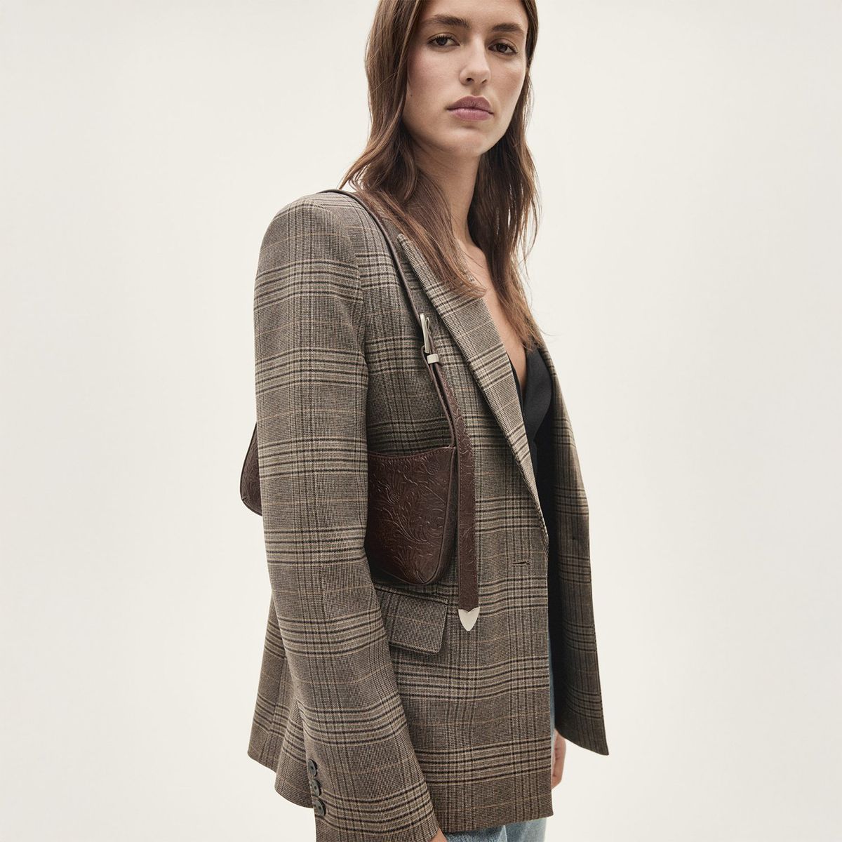 MANGO - Blazer Casual Mujer Mango