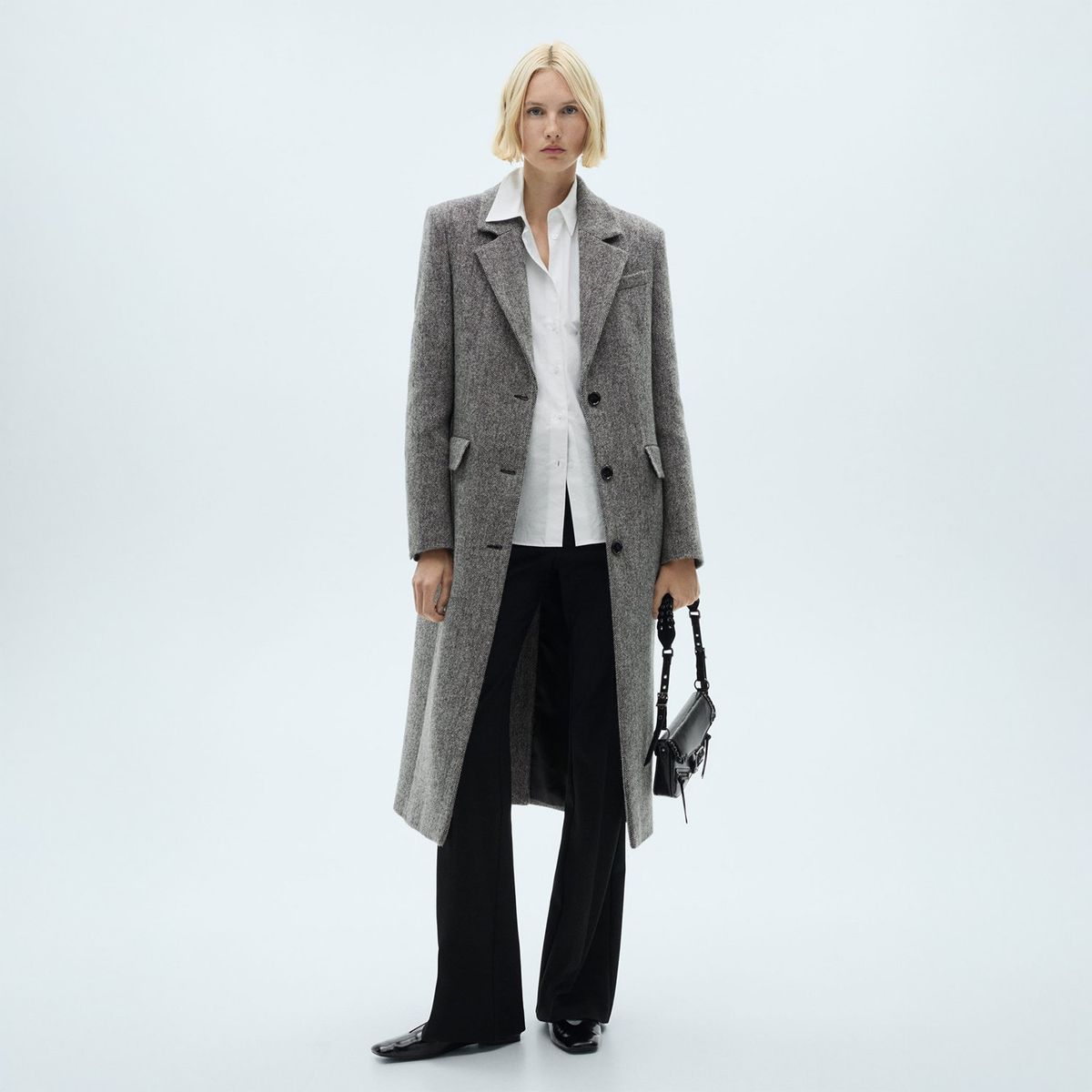 MANGO - Abrigo Casual Mujer Mango