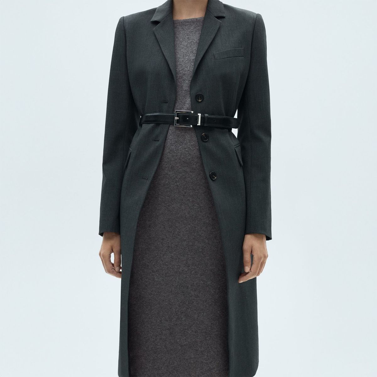 MANGO - Vestido Largo Casual Mujer Mango