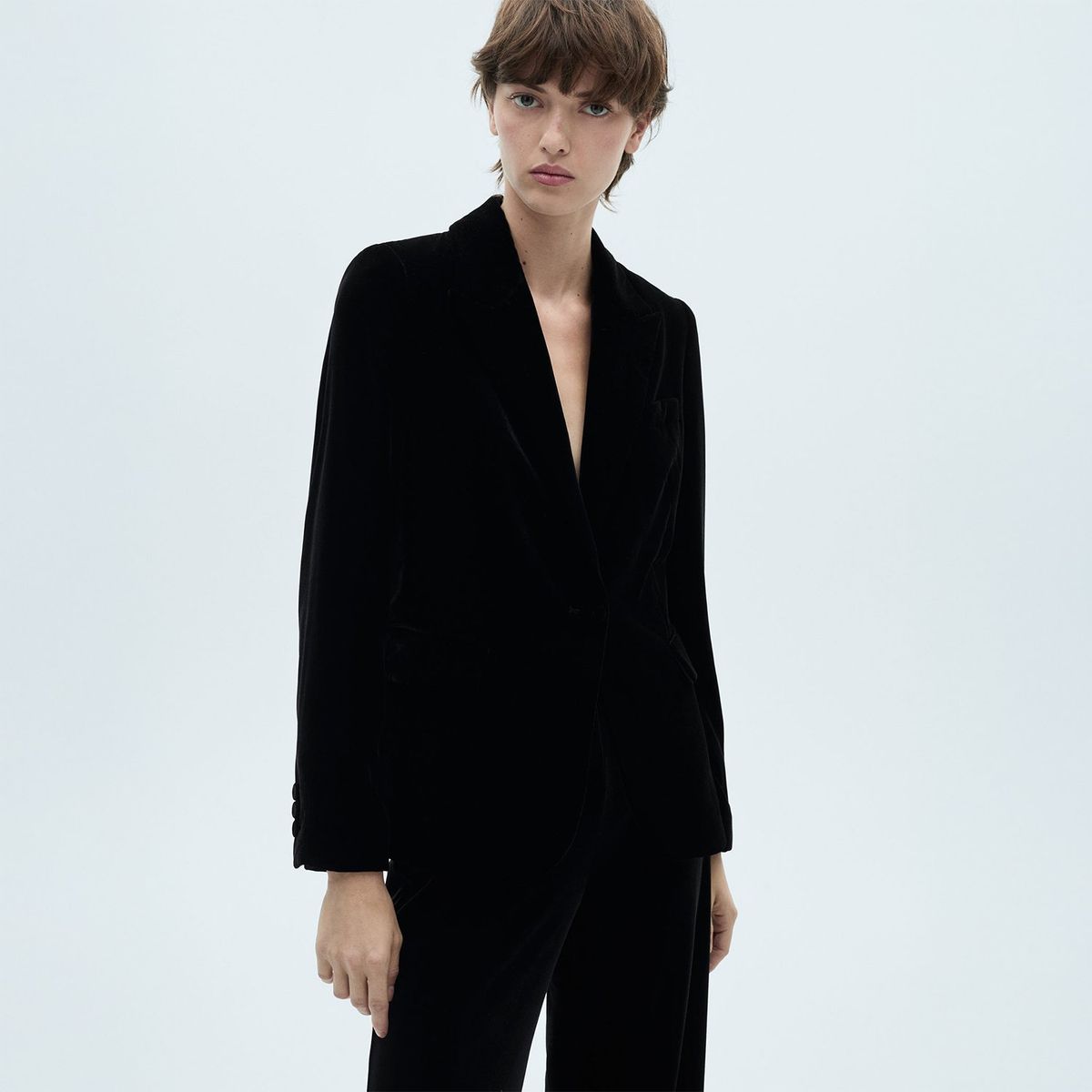 MANGO - Blazer Casual Mujer Mango