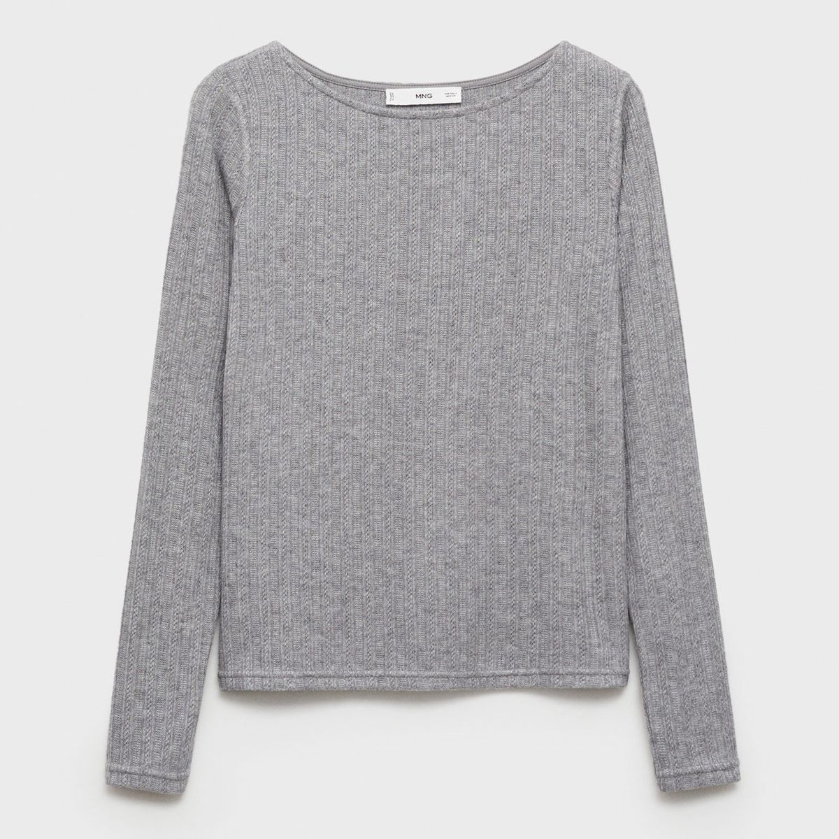 MANGO - Polo Manga Larga Casual Mujer Mango