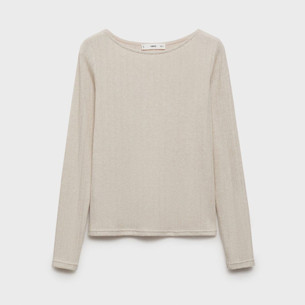 MANGO - Polo Manga Larga Casual Mujer Mango