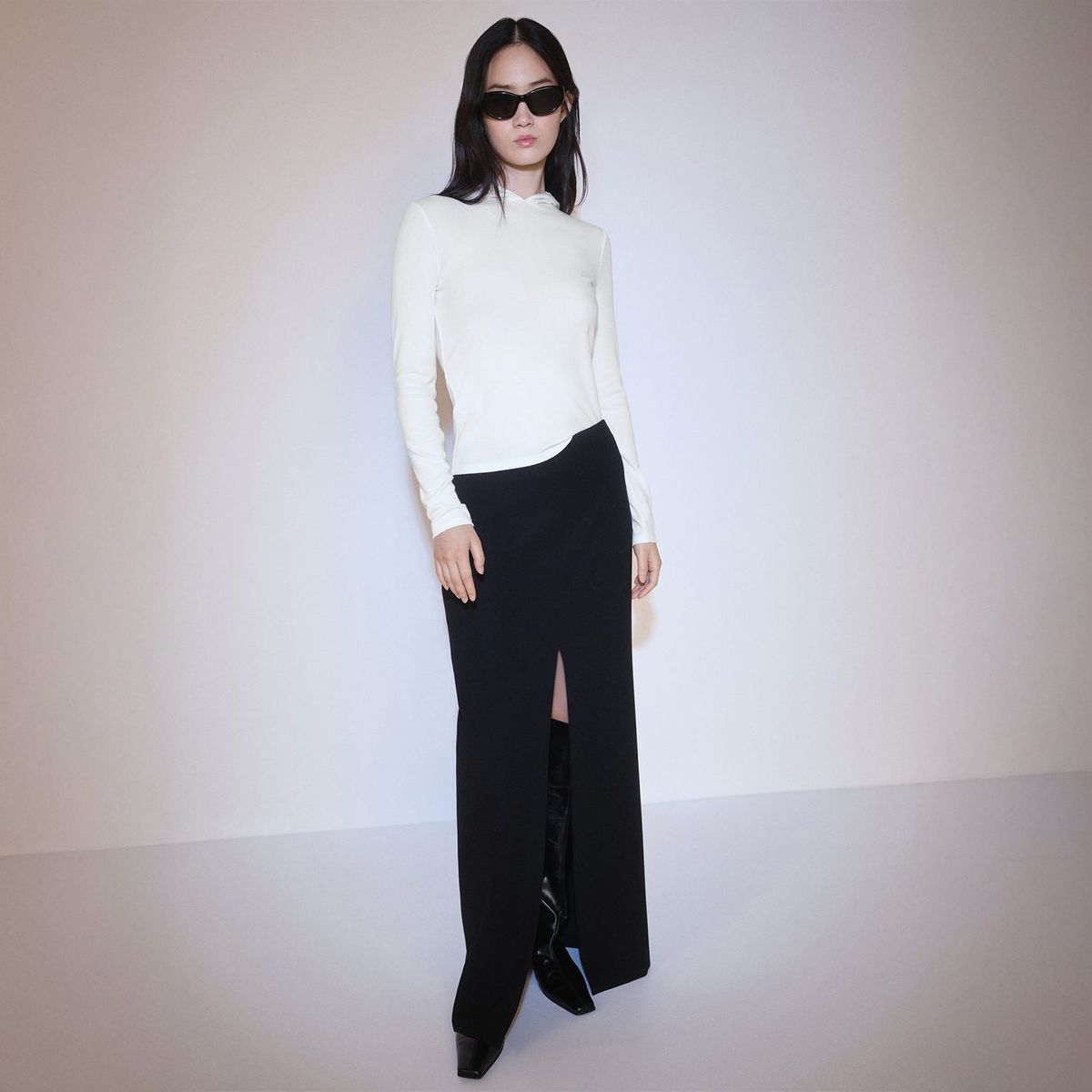 MANGO - Polo Manga Larga Casual Mujer Mango