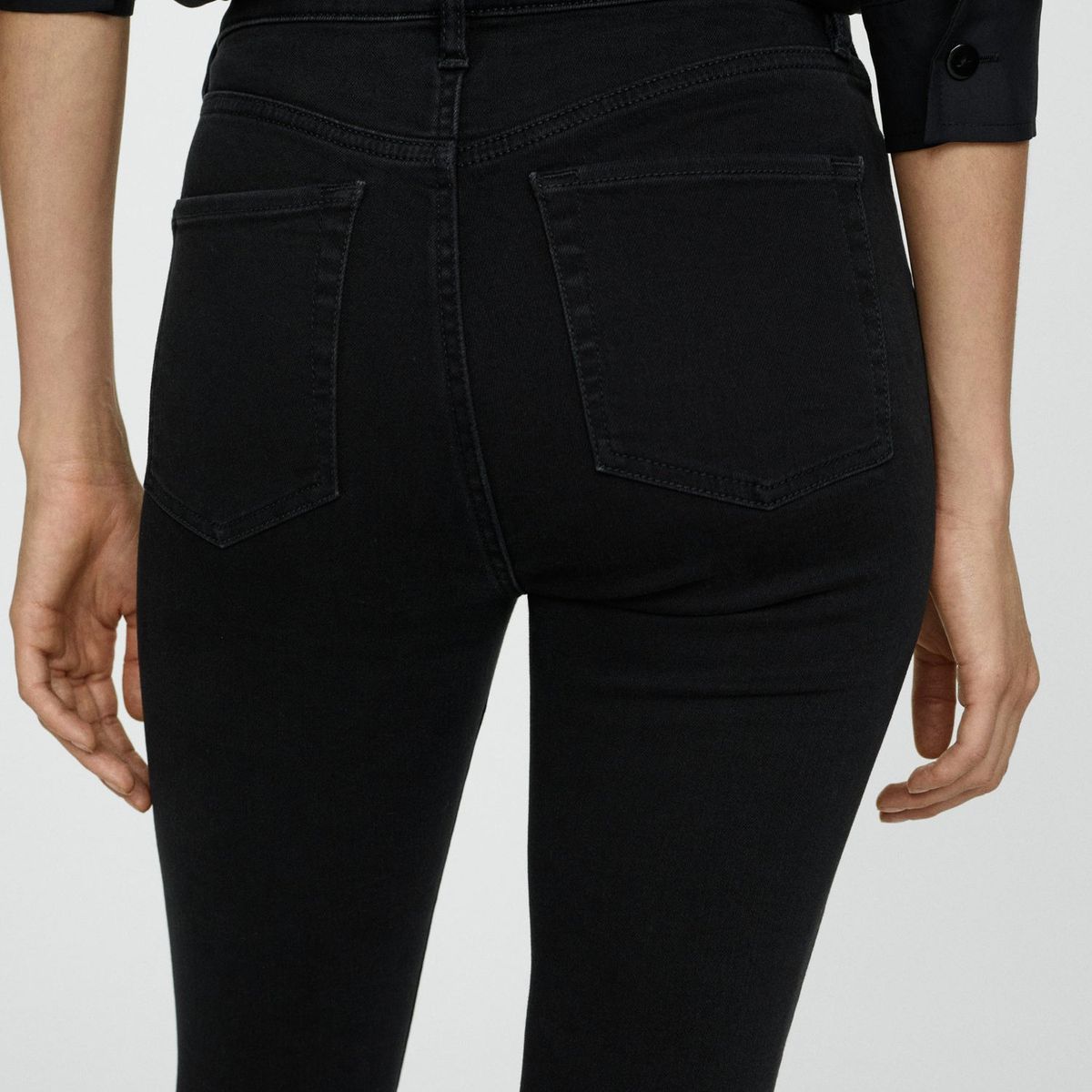 MANGO - Jean Skinny Tiro Alto Mujer Mango