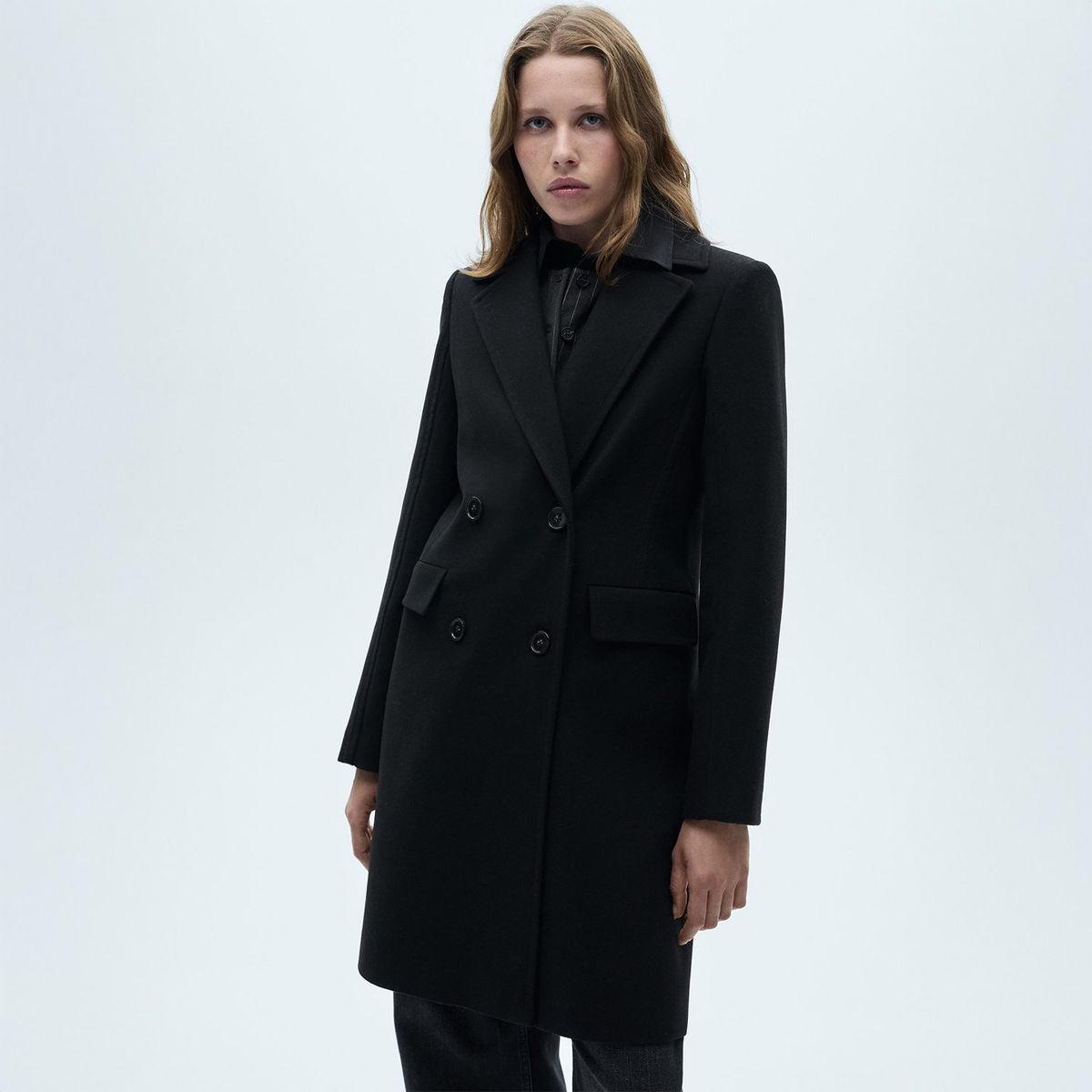 MANGO - Abrigo Casual Mujer Mango