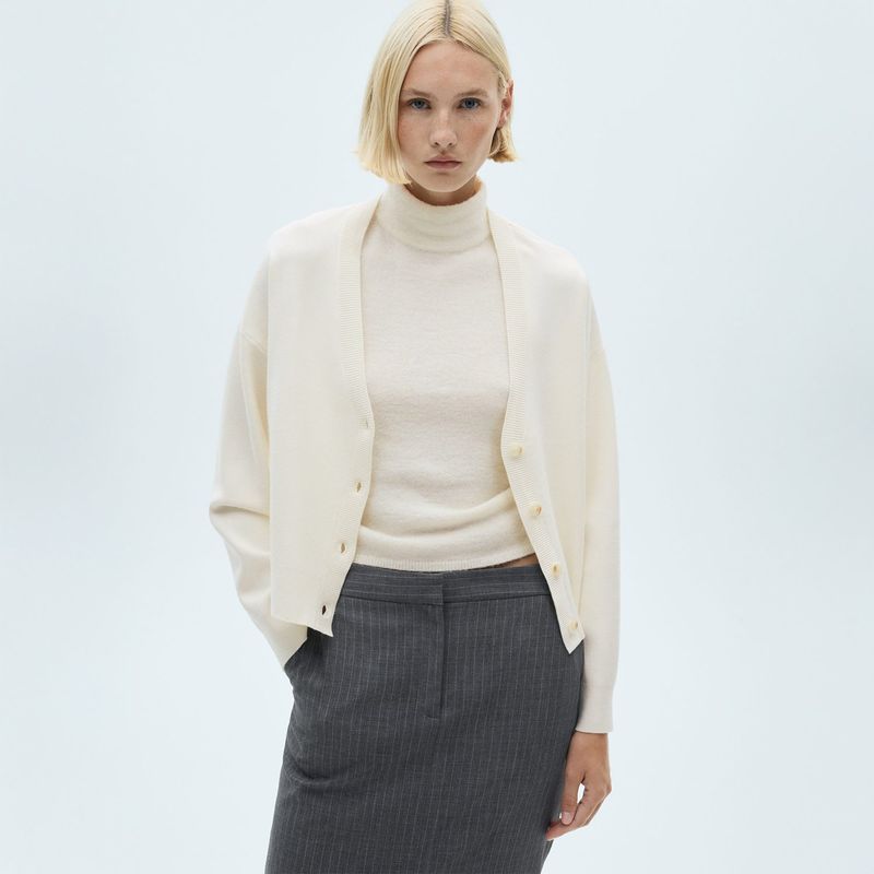 MANGO - Cárdigan Casual Mujer Mango