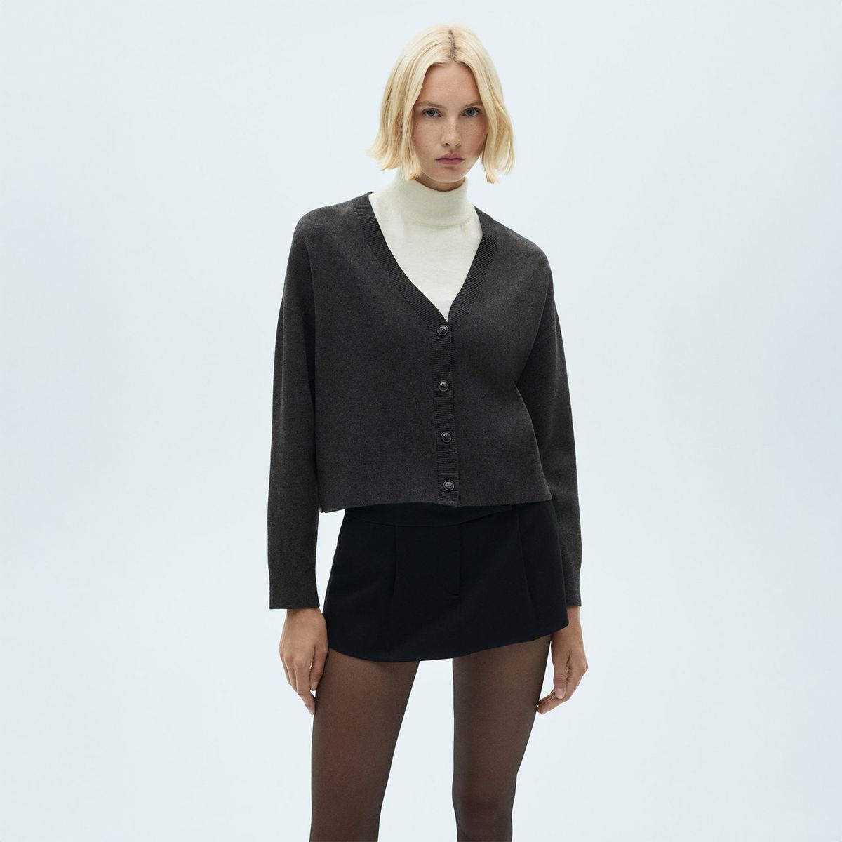 MANGO - Cárdigan Casual Mujer Mango