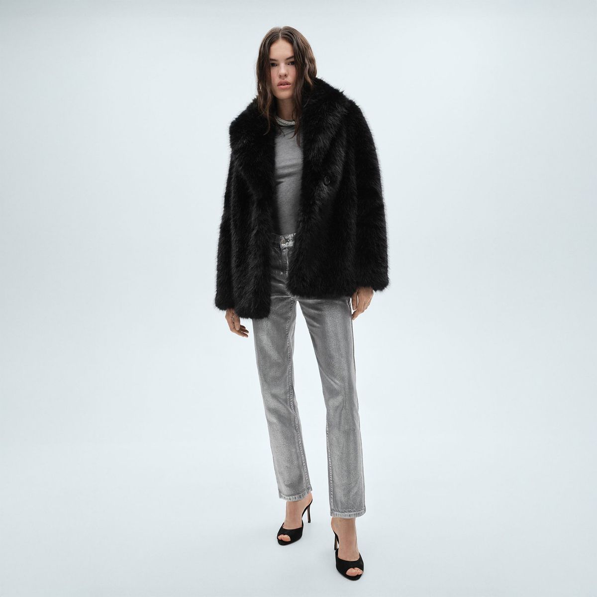 MANGO - Abrigo Casual Mujer Mango