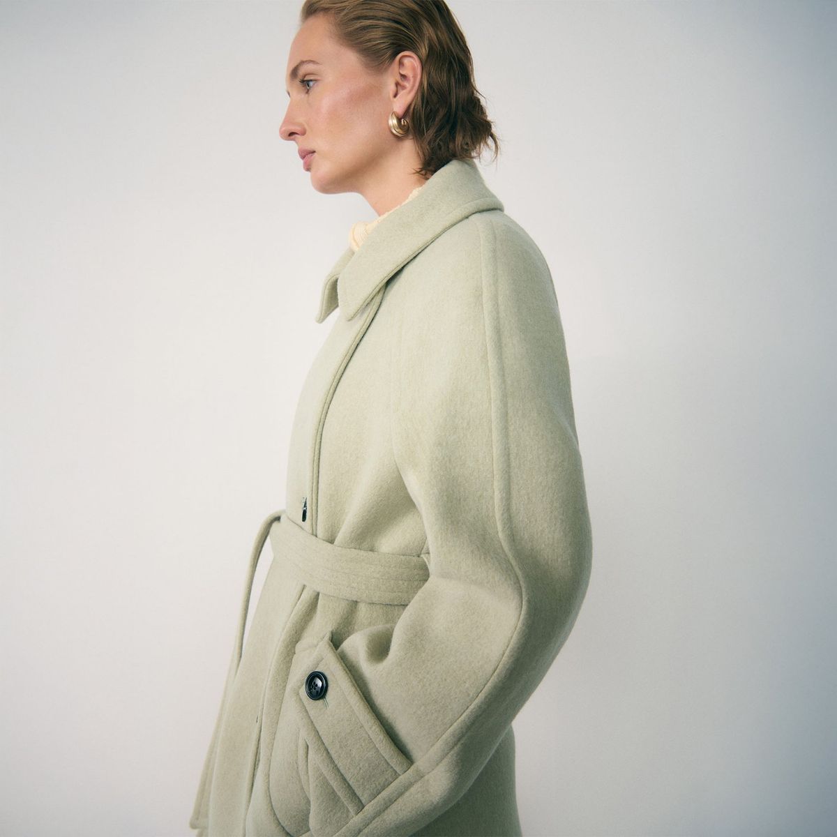 MANGO - Abrigo Casual Mujer Mango