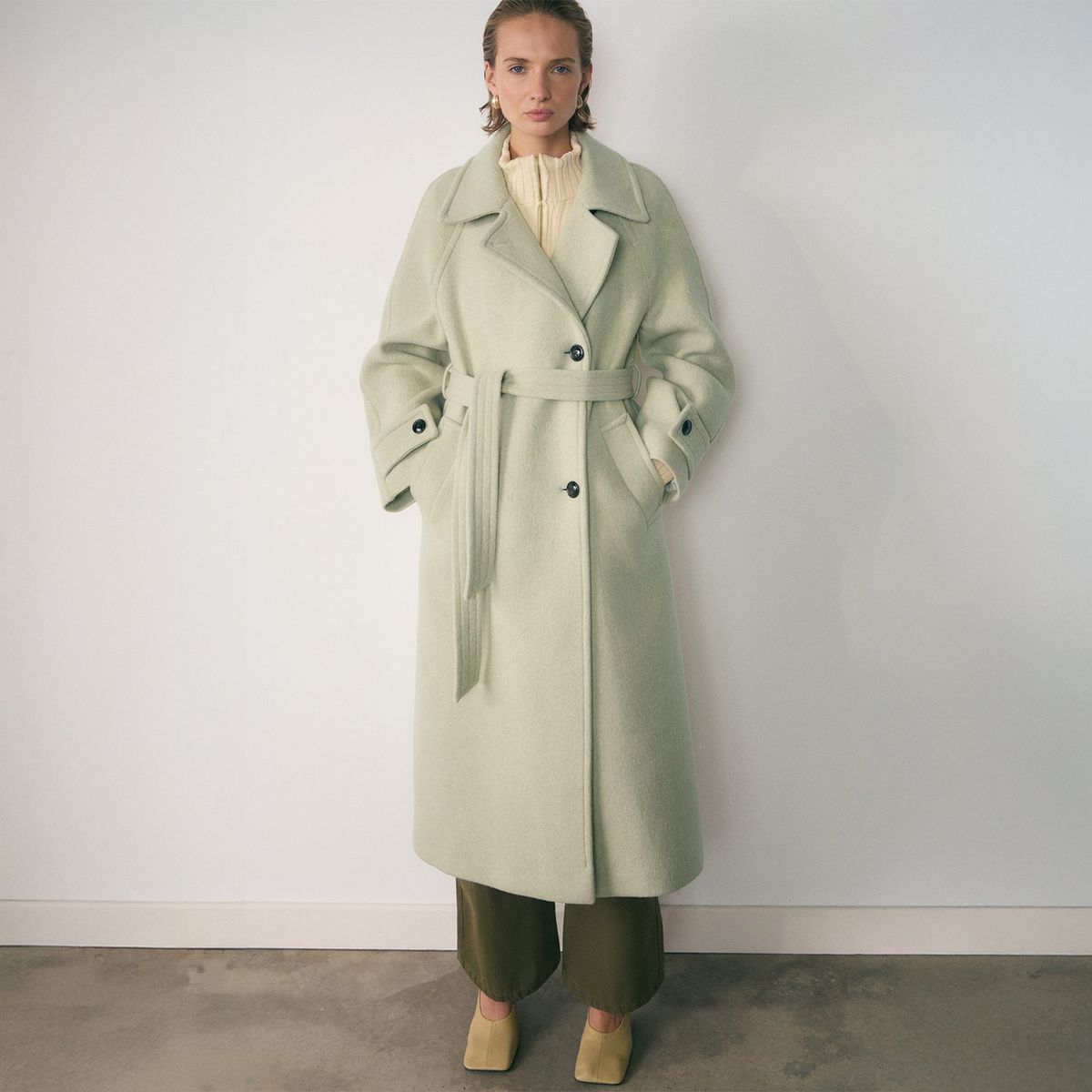 MANGO - Abrigo Casual Mujer Mango