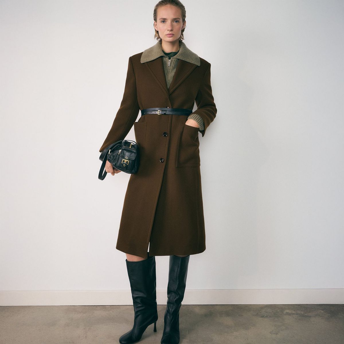 MANGO - Abrigo Casual Mujer Mango