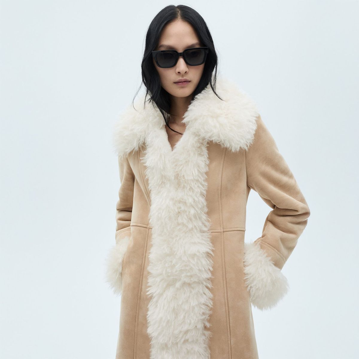 MANGO - Abrigo Casual Mujer Mango