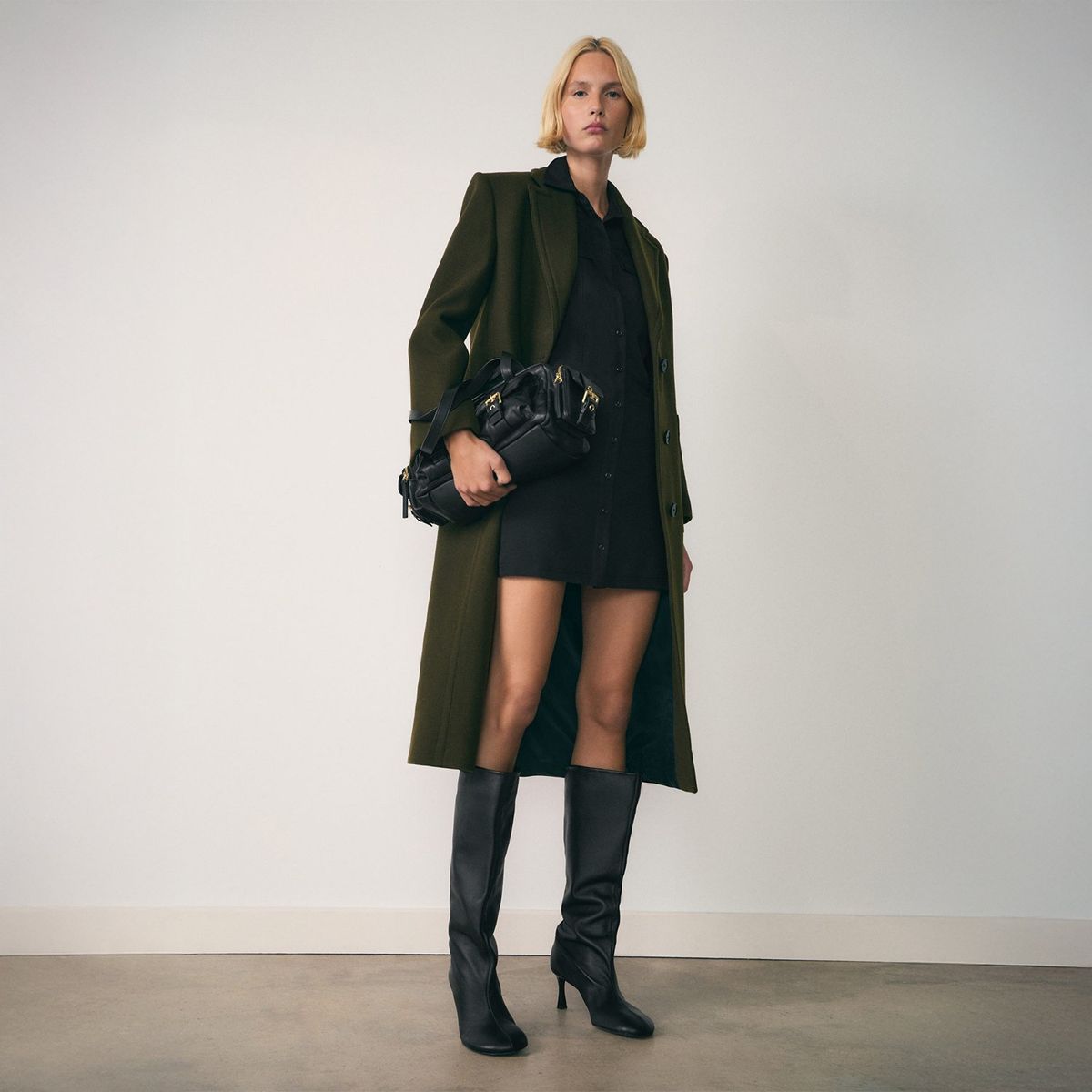 MANGO - Vestido Camisero Corto Mujer Mango