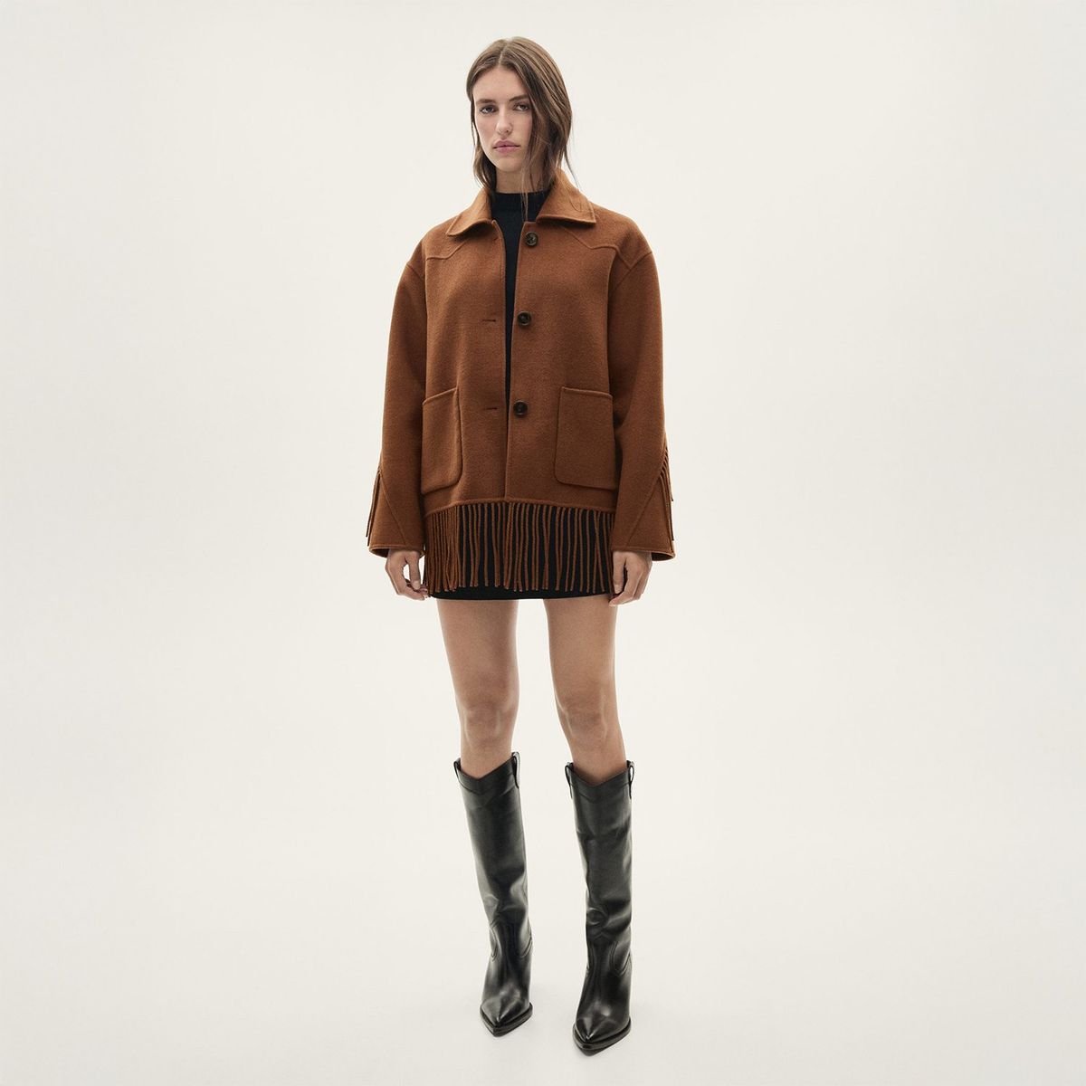 MANGO - Casaca Casual Mujer Mango