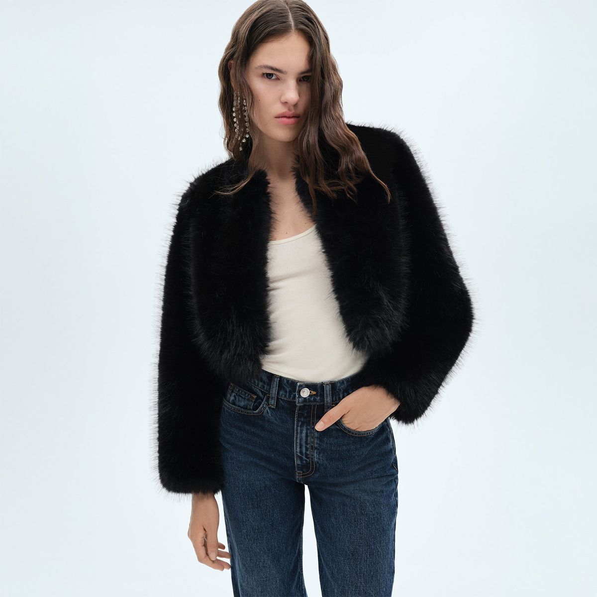 MANGO - Abrigo Casual Mujer Mango