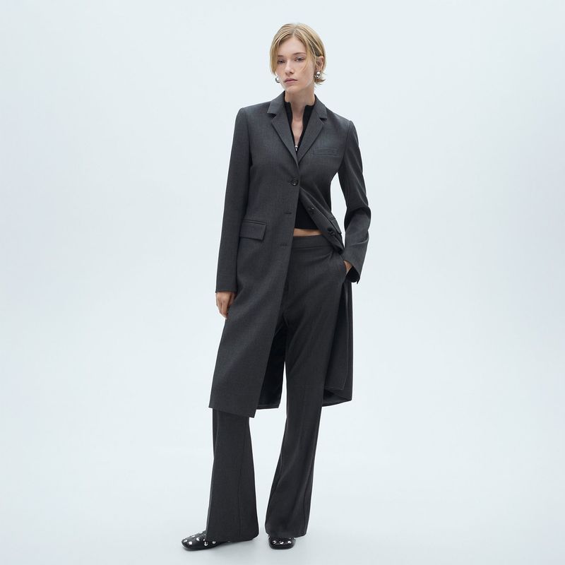 MANGO - Abrigo Casual Mujer Mango