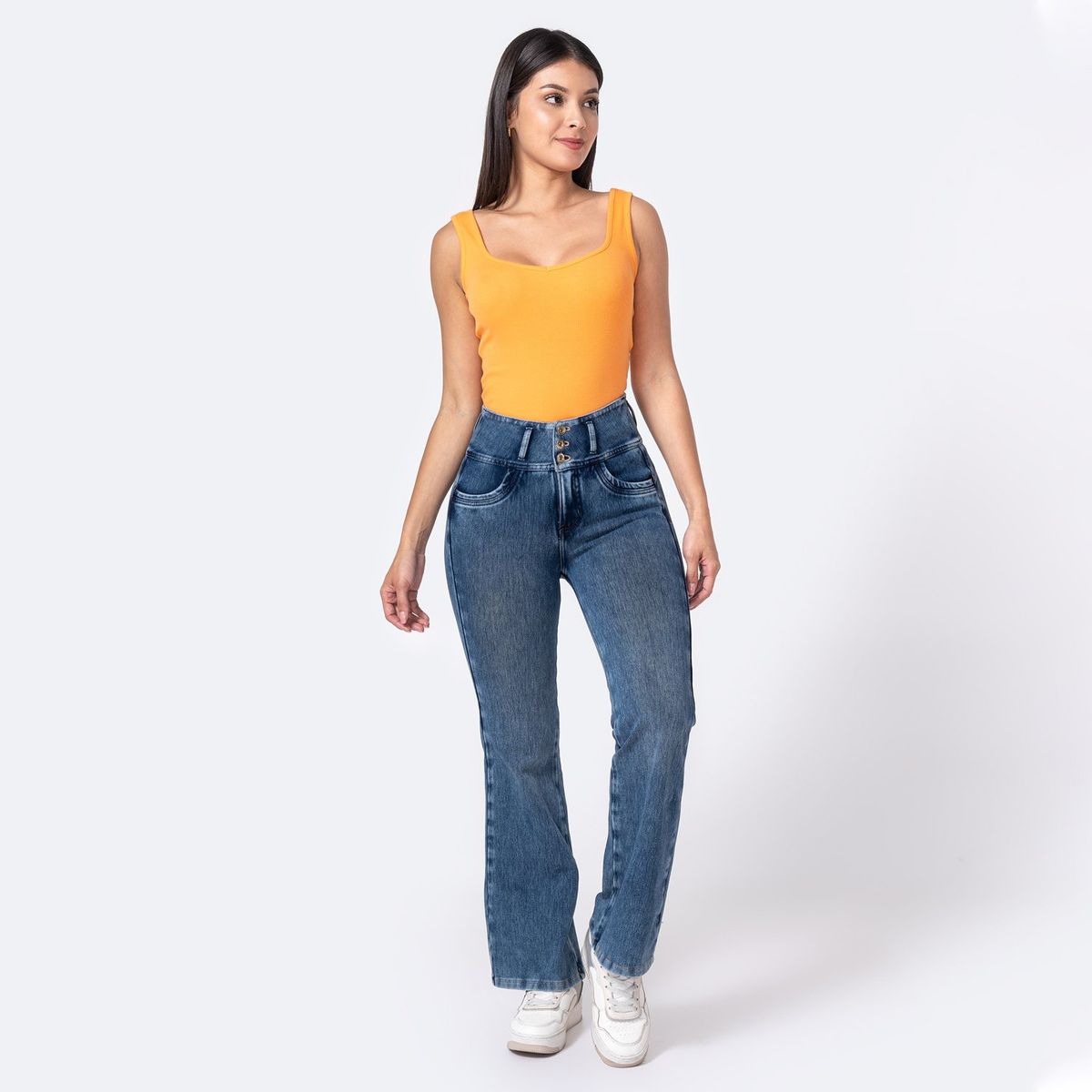 PIONIER - Jean Flare Algodón Mujer Pionier