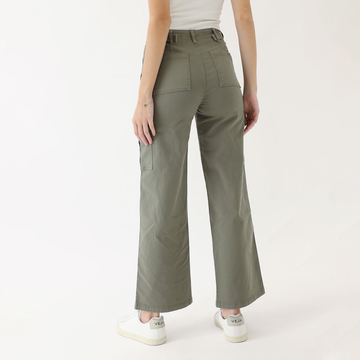 KANSAS - Jean Palazzo Algodón Mujer Kansas