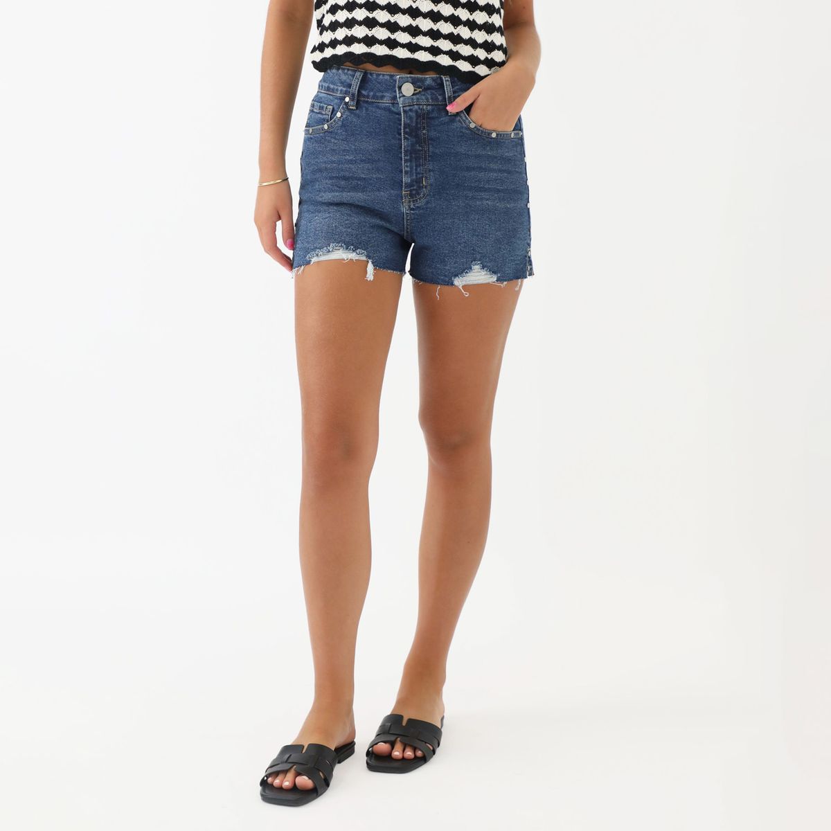 DENIMLAB - Short Algodón Mujer Denimlab