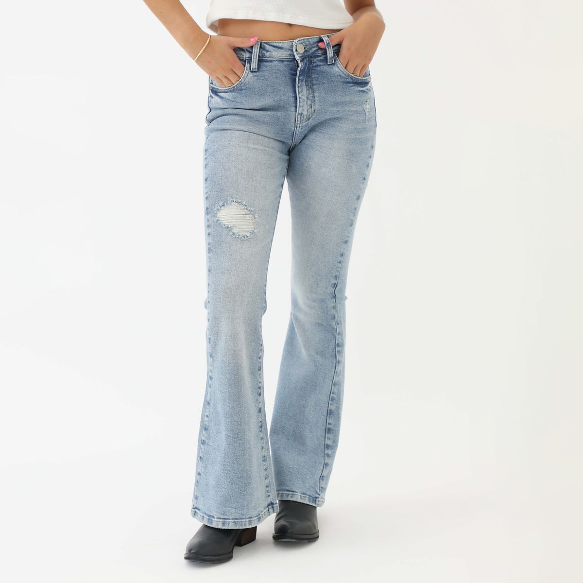 DENIMLAB - Jean Flare Algodón Mujer Denimlab