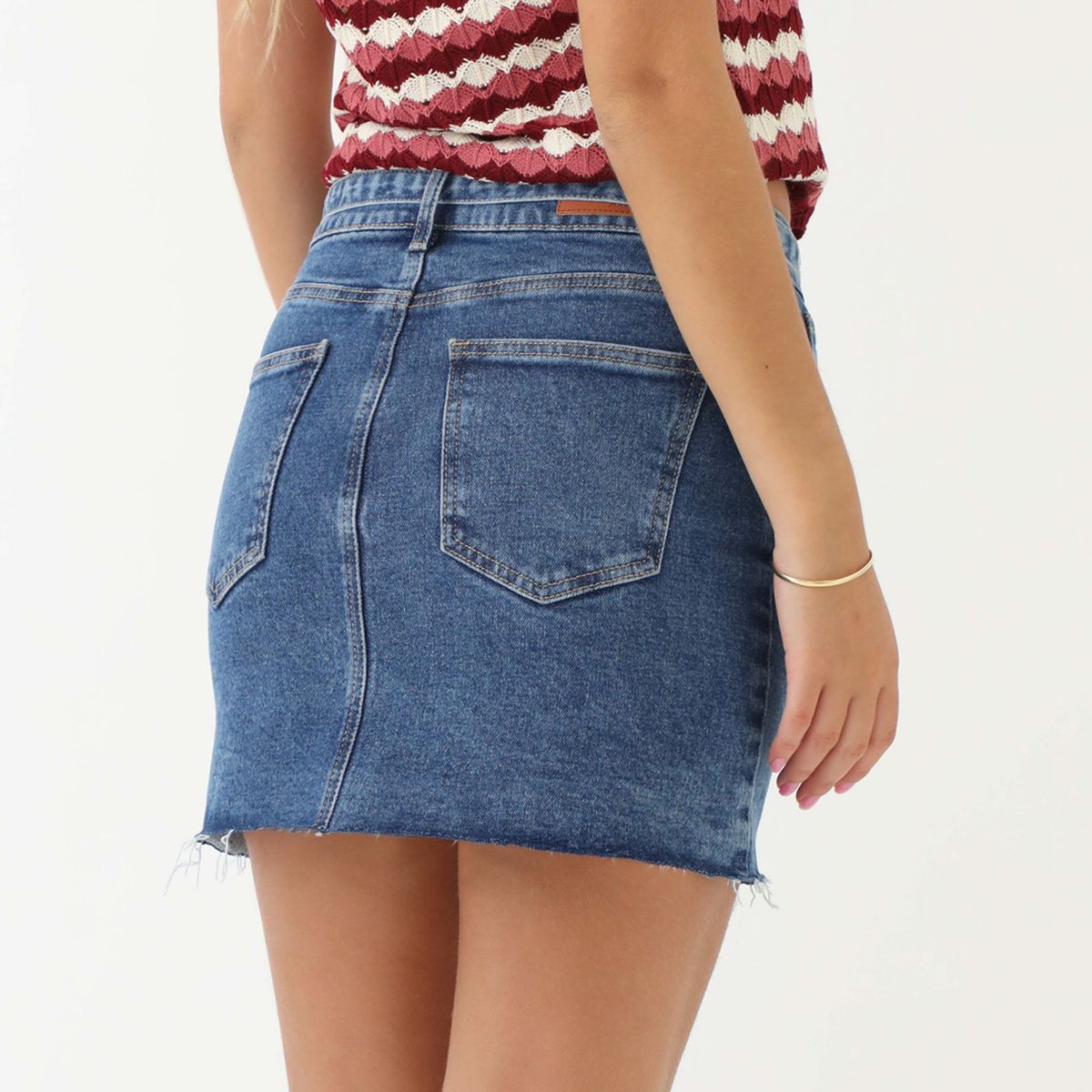 DENIMLAB - Falda Corta Algodón Mujer Denimlab