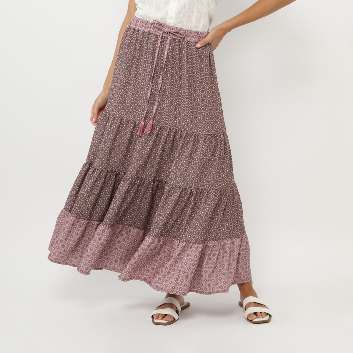 BASEMENT - Falda Larga Casual Mujer Basement