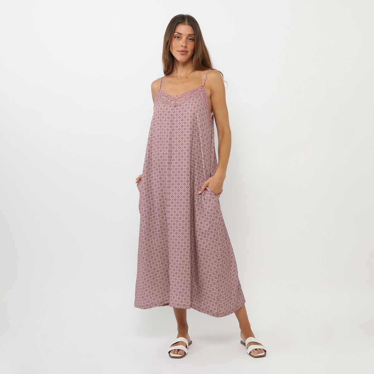 BASEMENT - Vestido Largo Casual Basement