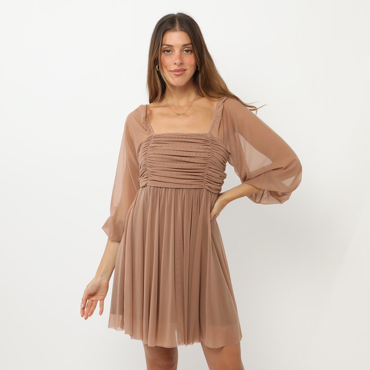 BASEMENT - Vestido Corto Casual Basement