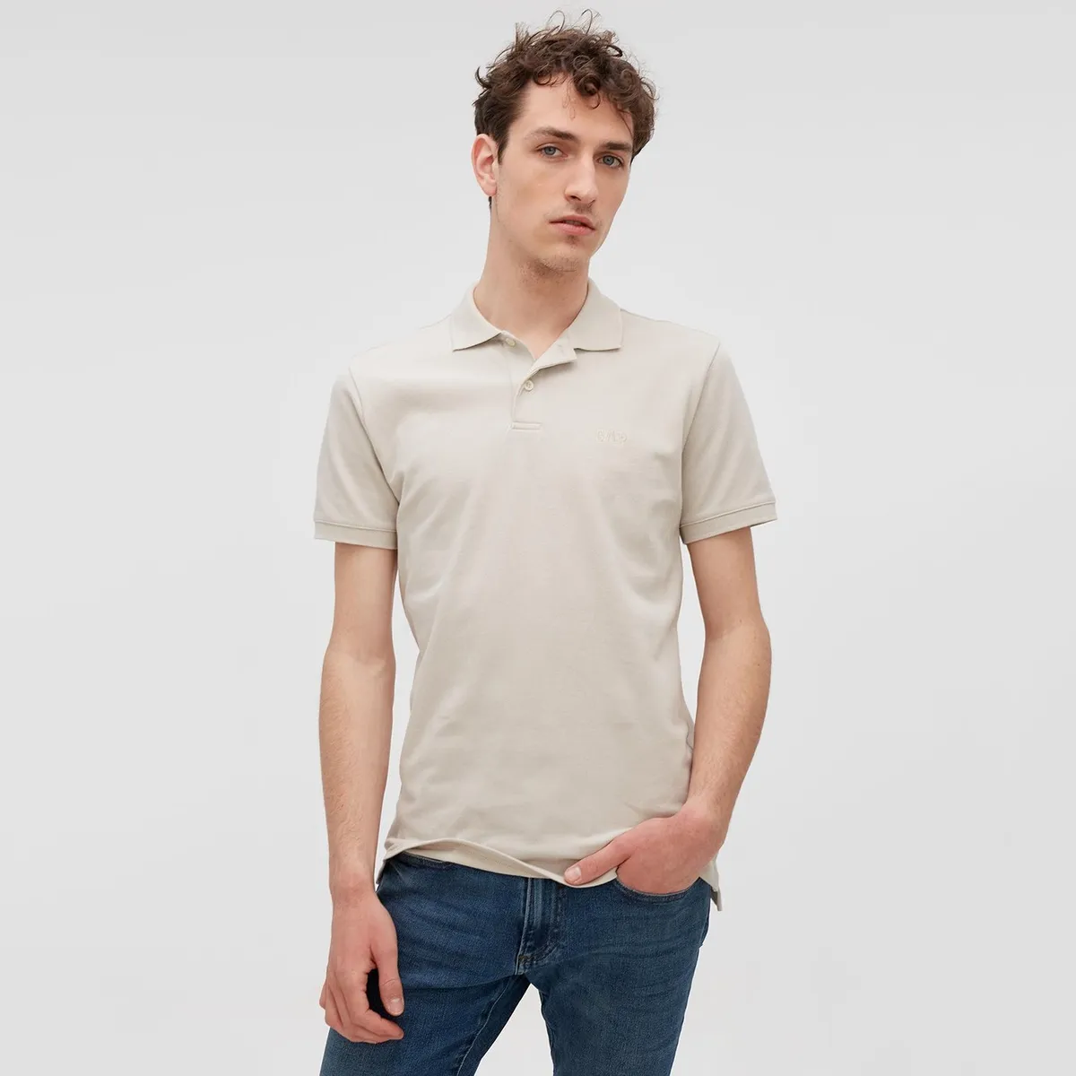 GAP - Polo Manga Corta Algodón Hombre Gap