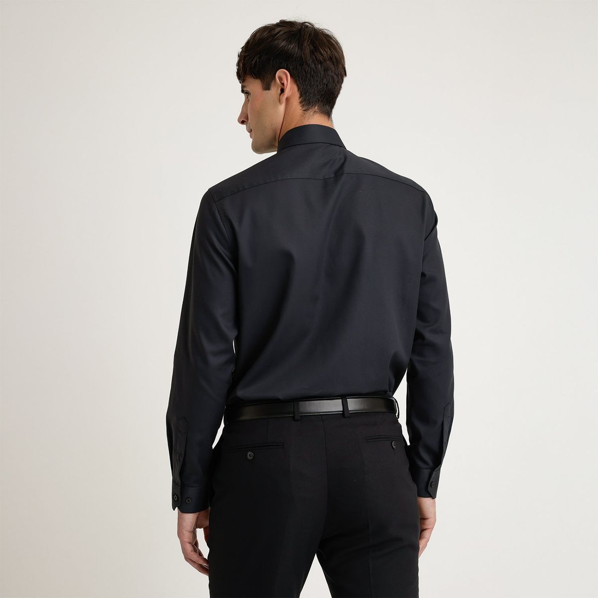 PERRY ELLIS - Camisa Manga Larga Slim Fit 100% Algodón Hombre Perry Ellis 