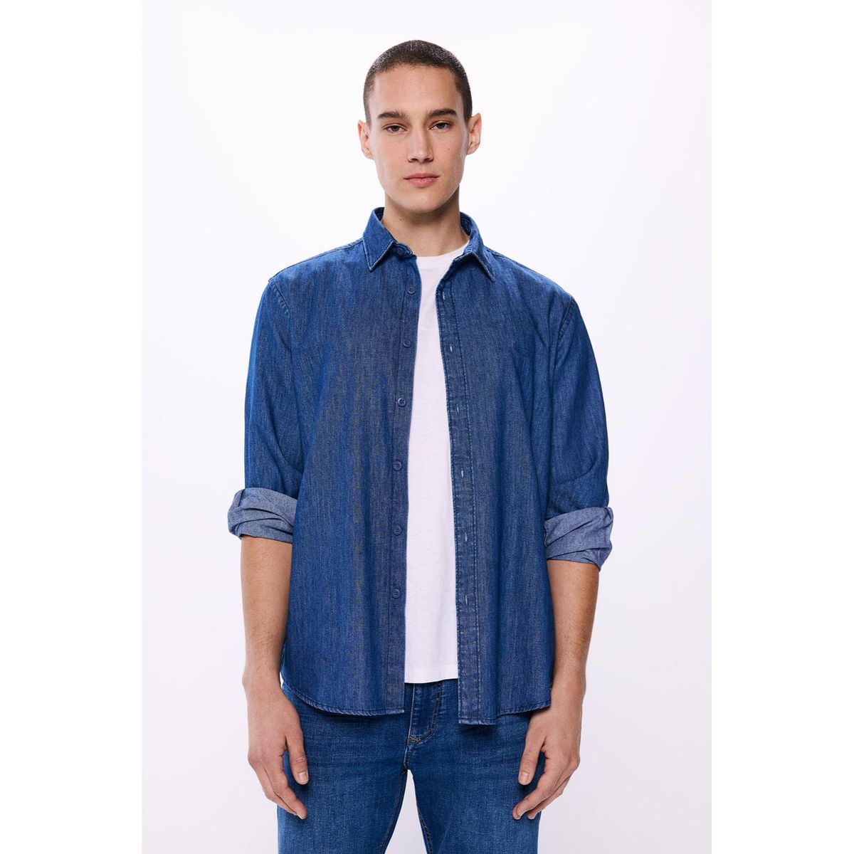 SPRINGFIELD - Camisa Manga Larga 100% Algodón Hombre Springfield