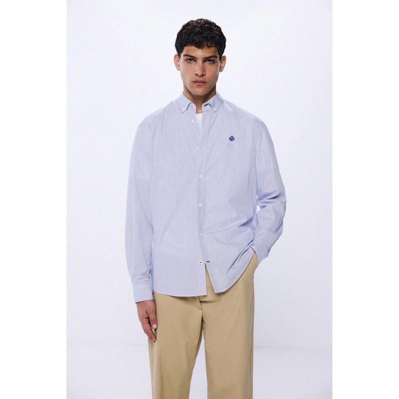 SPRINGFIELD - Camisa Manga Larga 100% Algodón Hombre Springfield