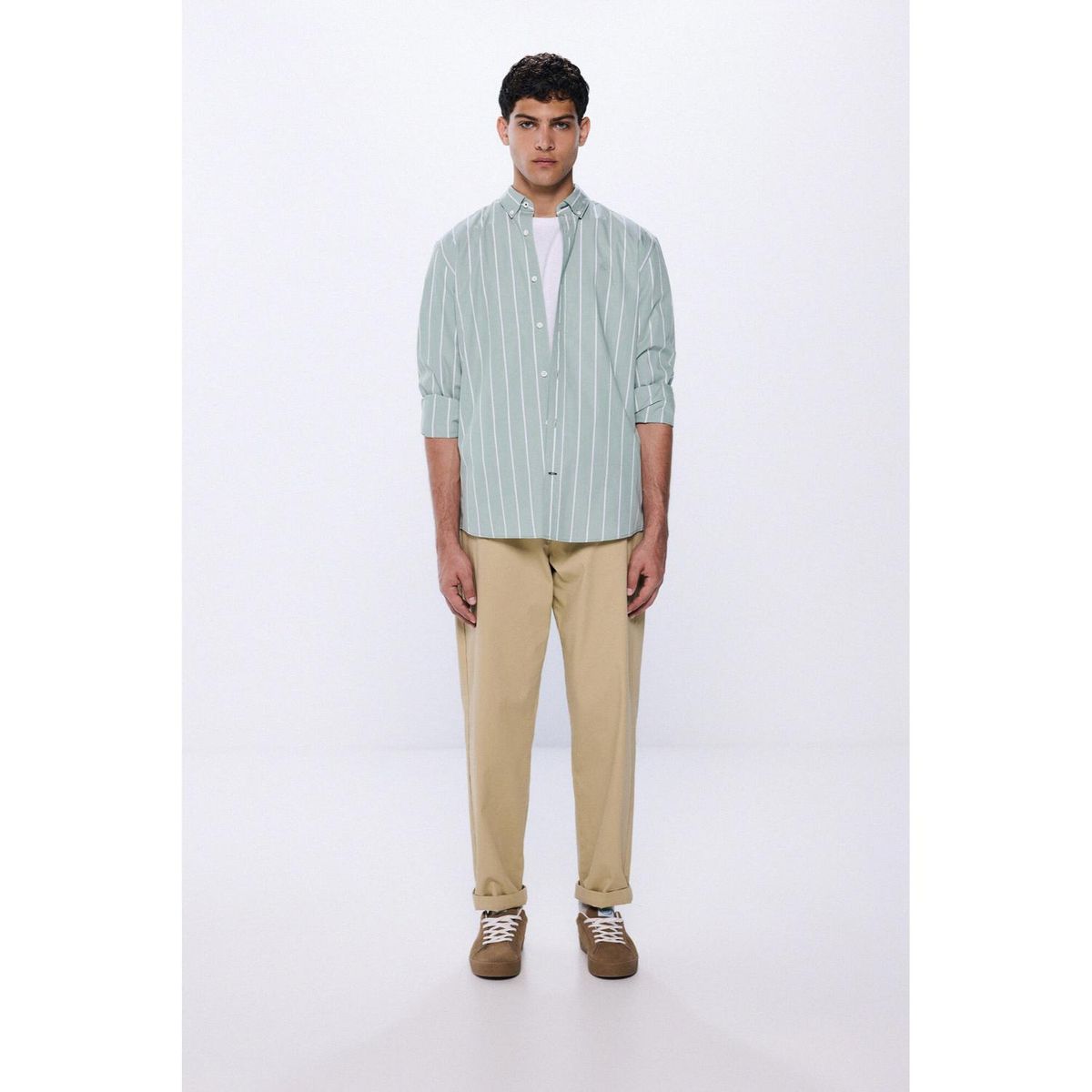 SPRINGFIELD - Camisa Manga Larga 100% Algodón Hombre Springfield