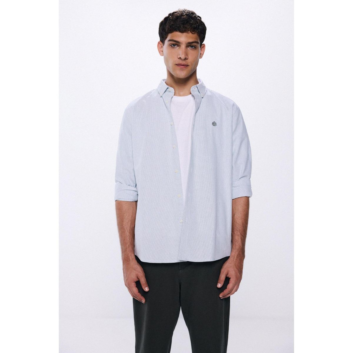 SPRINGFIELD - Camisa Manga Larga 100% Algodón Hombre Springfield