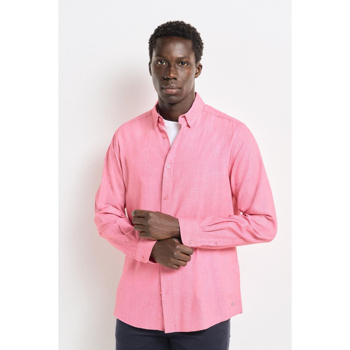 SPRINGFIELD - Camisa Manga Larga 100% Algodón Hombre Springfield