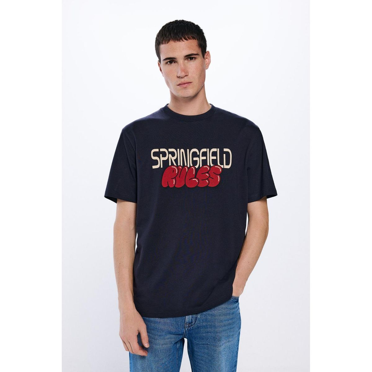SPRINGFIELD - Polo Manga Corta 100% Algodón Hombre Springfield