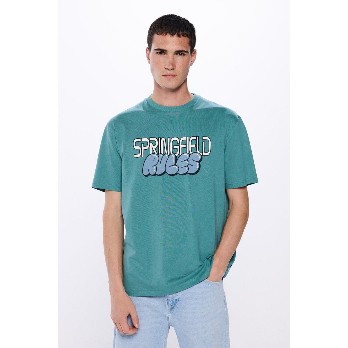 SPRINGFIELD - Polo Manga Corta 100% Algodón Hombre Springfield