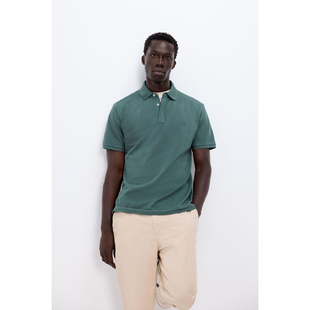 SPRINGFIELD - Polo Manga Corta 100% Algodón Hombre Springfield