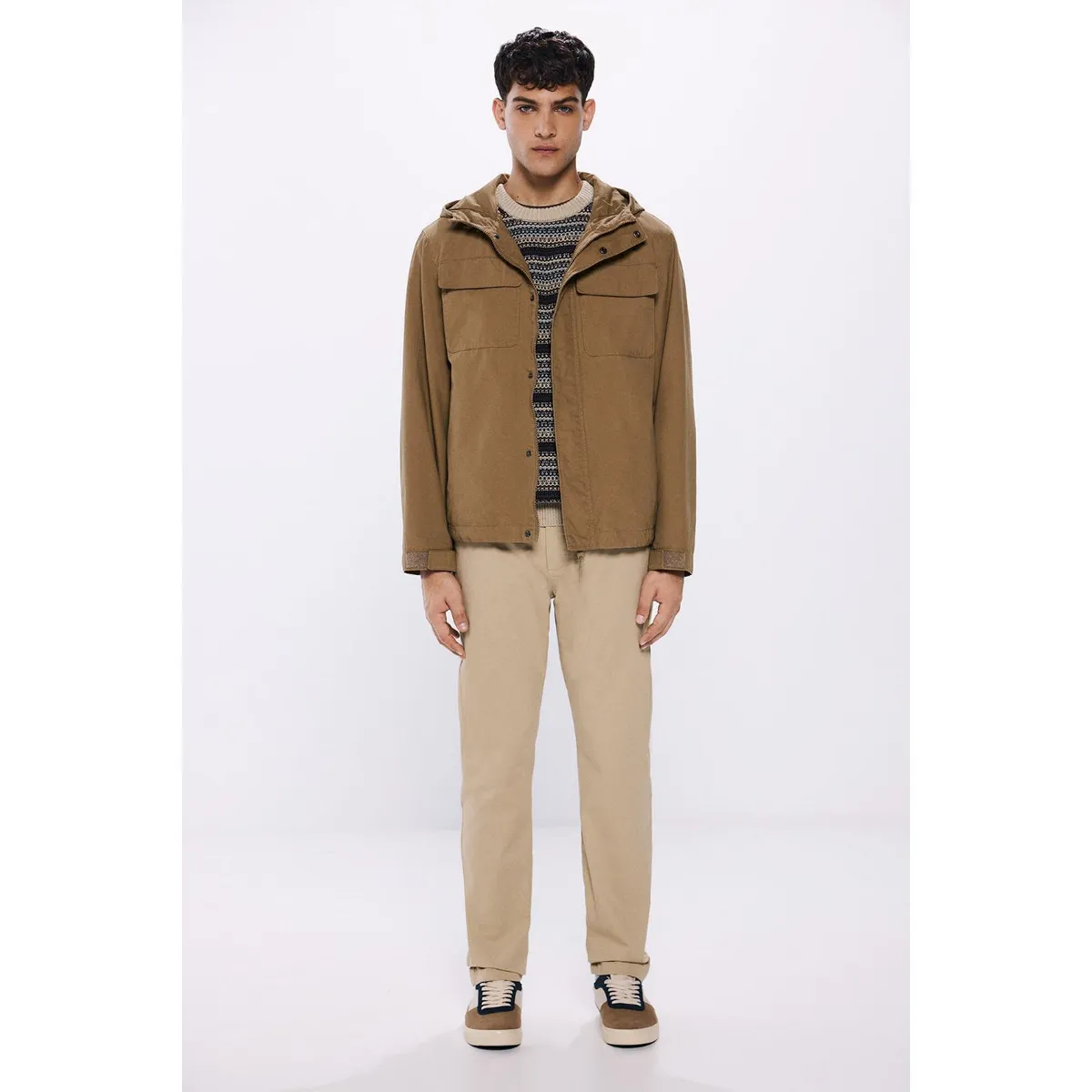 SPRINGFIELD - Casaca Casual 100% Algodón Hombre Springfield