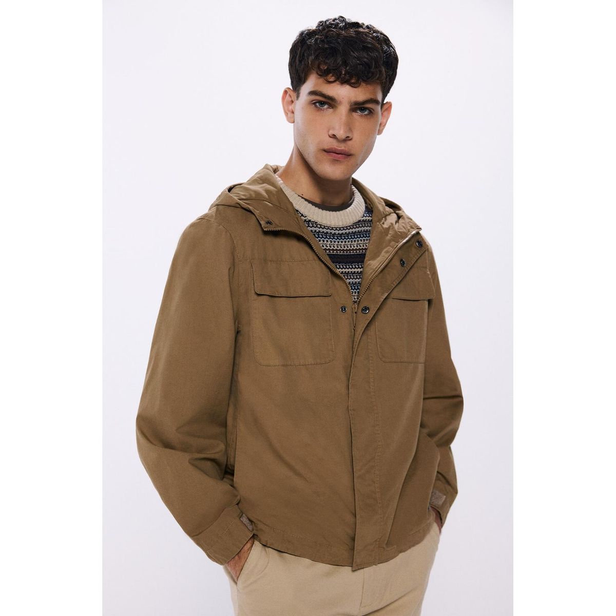 SPRINGFIELD - Casaca Casual 100% Algodón Hombre Springfield