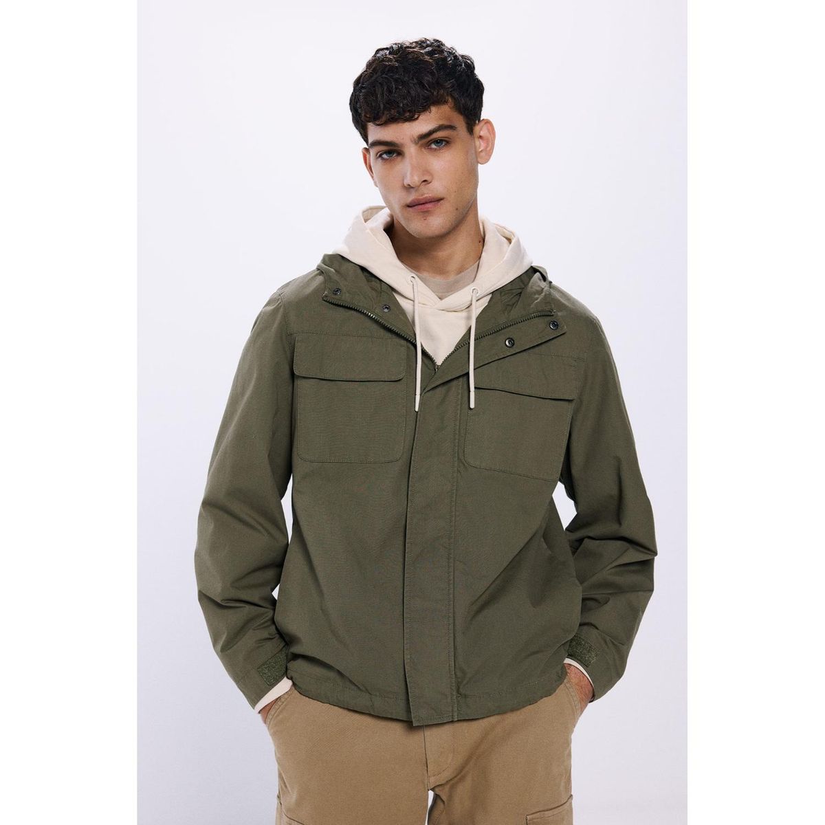 SPRINGFIELD - Casaca Casual 100% Algodón Hombre Springfield