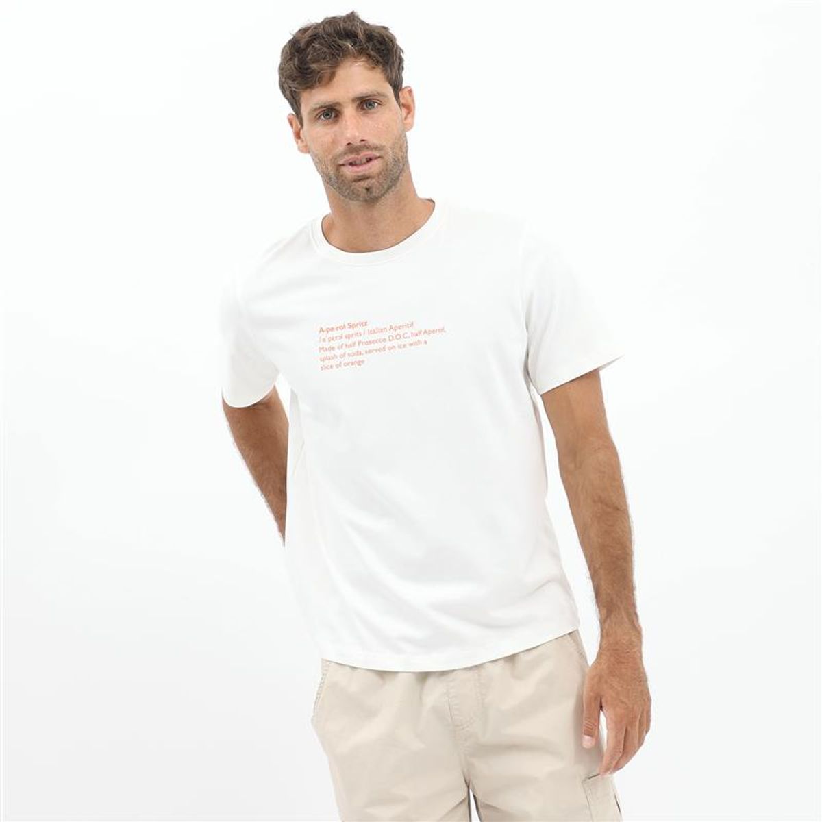 APEROL - Polo Manga Corta Unisex Oversize100% Algodón Aperol