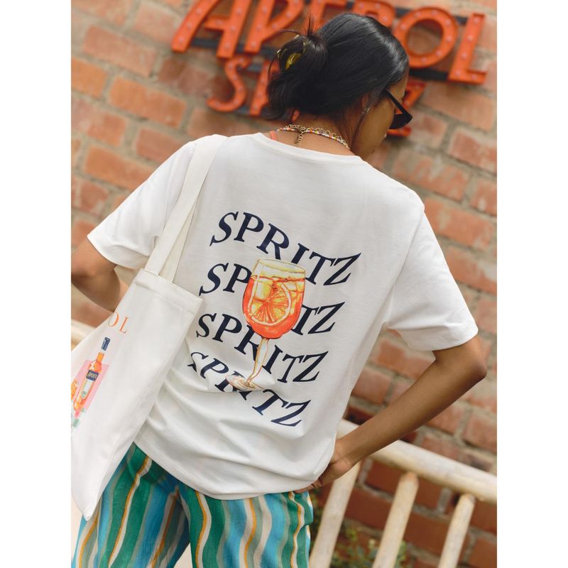 APEROL - Polo Manga Corta Unisex Oversize 100% Algodón Aperol