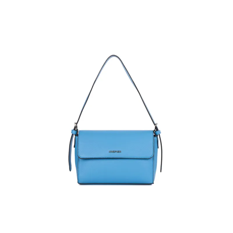 CREPIER - Baguette Flap Octavia  Ch Azul